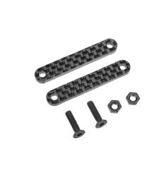 Team Corally - Raidisseur Chassis - AV - Pour réf. C-00180-022 - Graphite 2.5mm - 2 pcs ( C-00180-254 )