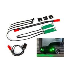 Kit complet led avant vert pour drag Slash ( TRX9496G )