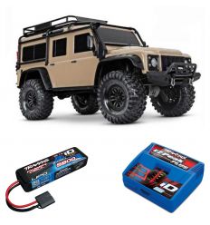 Pack Traxxas TRX-4 Defender + Chargeur + batterie 2s 5800 mAh