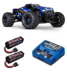 Pack Traxxas Wide-Maxx Rock n Roll + Chargeur + 2 batteries 4s 6700 mAh