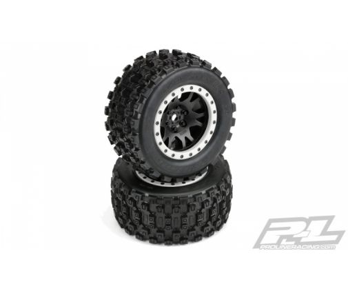 Proline Pneus Badlands MX43 X-Maxx + Jantes Pro-Loc (x2)  ( PL10131-13 )