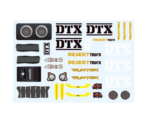 Planche stickers Funtek DTX ( FTK-21051 )