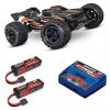 Pack Traxxas Sledge Orange + Chargeur double + 2 batteries 5000 mAh