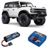 Pack Traxxas TRX-4 Bronco 2021 Blanc + Chargeur + Lipo 2s 5800