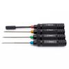 Kit de 4 tournevis allen 1.5 / 2 / 2.5 et douille 7mm ( HTR-502 )