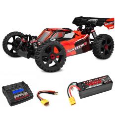 Pack Team Corally Radix6 2021 + Chargeur RC Plus + 2 batteries 3s 5400 mAh