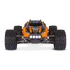 Traxxas Rustler - 4x4 - LEDS - 1/10 Brushed Stadium Truck TQ 2.4GHZ Rouge ( TRX67064-61-ORNG )