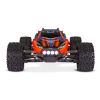 Traxxas Rustler - 4x4 - LEDS - 1/10 Brushed Stadium Truck TQ 2.4GHZ Rouge ( TRX67064-61-ORNG )