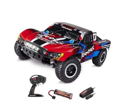 Traxxas Slash - 4x4 - LEDS - 1/10 Brushed TQ 2.4GHZ - iD - Vert ( TRX68054-61-GRN)