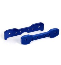 Supports Alu de tirants avant anodisés Bleu (X2) – SLEDGE ( TRX9527 )