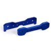 Supports Alu de tirants avant anodisés Bleu (X2) – SLEDGE ( TRX9527 )