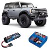 Pack Traxxas TRX-4 Bronco 2021 Gris + Chargeur + Lipo 2s 5800