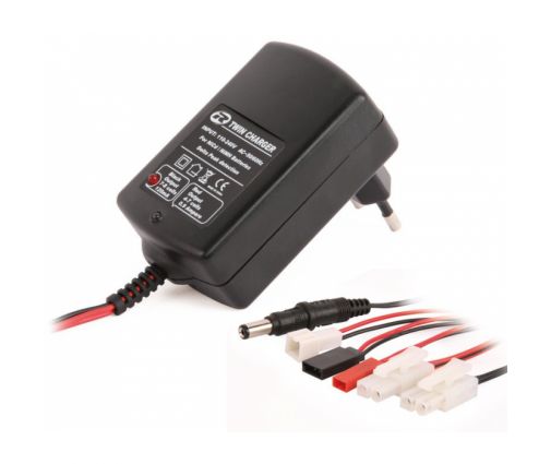 Chargeur double de de batterie NiMH - NICD