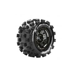 Louise RC - MT-MCROSS- MONSTER TRUCK 1/10 - CHROME NOIR ( LR-T3274SBCM )