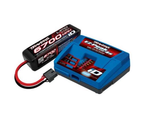 Pack Chargeur 2981G +  Lipo 4S 6700MAH 2890X Traxxas ID