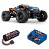 Pack Traxxas Wide-Maxx Orange + Chargeur + batteries 4s 5000 mAh