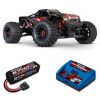 Pack Traxxas Wide-Maxx Rouge + Chargeur + batteries 4s 5000 mAh