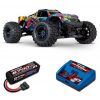 Pack Traxxas Wide-Maxx Rock n Roll + Chargeur + batteries 4s 5000 mAh