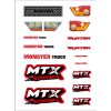 Planche stickers Rouge Funtek MTX ( FTK-21056 )