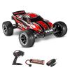 Traxxas Rustler- 4x2 -LED - 1/10 Brushed Stadium Truck TQ 2.4GHZ Bleu ( TRX37054-61-BLU )