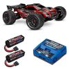 Pack Traxxas XRT 8s Rouge + Chargeur + 2 batteries 4s 6700 mAh