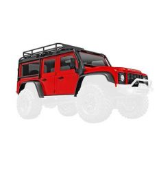 Carrosserie Land Rover Defender rouge – 1/18 ( TRX9712-RED )