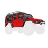 Carrosserie Land Rover Defender rouge – 1/18 ( TRX9712-RED )