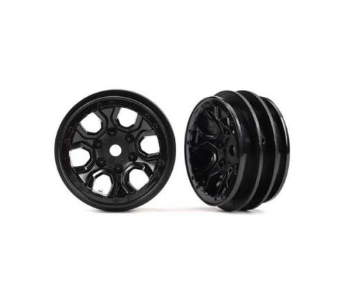 Jantes 1,0 noires (X2) – TRX-4M Bronco ( TRX9770 )