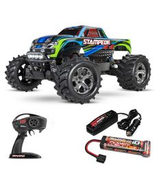 Traxxas Stampede - 4x4 - 1/10 Brushed TQ 2.4GHZ Bleu