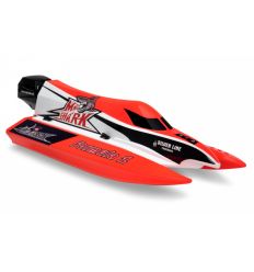 Bateau radiocommandé Mad Shark V2 Brushless Rouge RTR ( JW8205V2 )