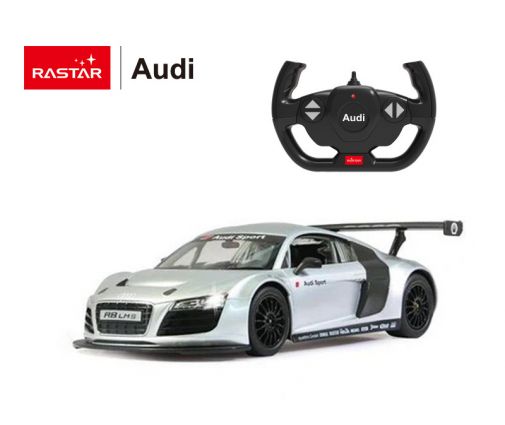 Rastar AUDI R8 LMS 1/14 Gris Metal ( RS47500-SLV )