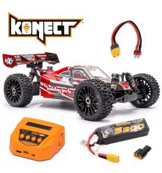 Pack complet Hobbytech Buggy Spirit NXT EVO-V2  Brushless 1/8 Rouge