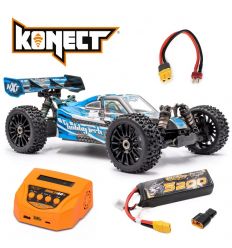 Pack complet Hobbytech Buggy Spirit NXT EVO-V2  Brushless 1/8 Bleu