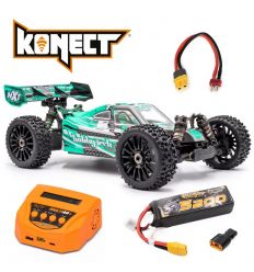 Pack complet Hobbytech Buggy Spirit NXT EVO-V2  Brushless 1/8 Turquoise
