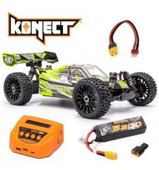 Pack complet Hobbytech Buggy Spirit NXT EVO-V2  Brushless 1/8 Jaune