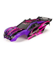 Carrosserie Rustler 4x4 peinte et décorée rose/violette Traxxas 6734P