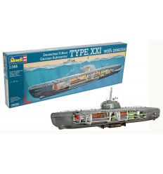 Revell U-Boat Typ Xxi U 2540 &Interieur ( 05078 )