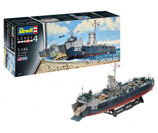 Revell Maquettes  Us Navy Landing Ship Medium (Bof ( 05169 )