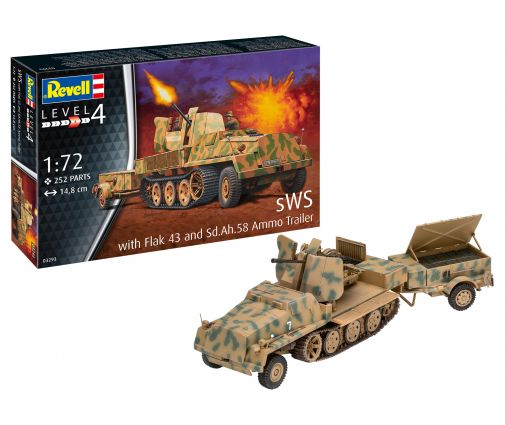 Sws With Flak43 And Sd.Ah58 Ammo Trailer ( 03293 )