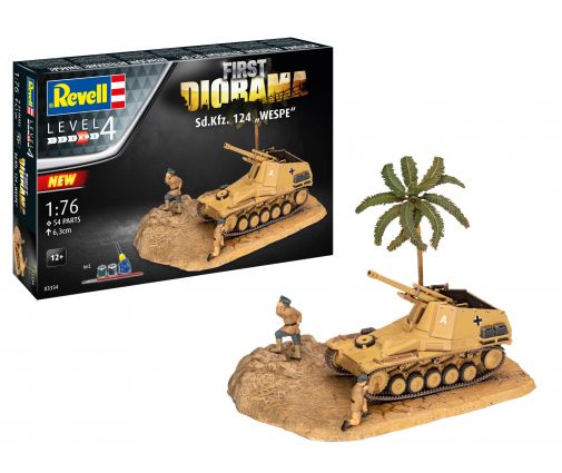 Revell Coffret Cadeau First Diorama Set - Sd.Kfz. 124 "Wespe" ( 03334 )