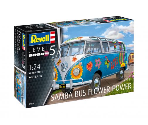 Revell Vw T1 Samba Bus Flower Power ( 07050 )