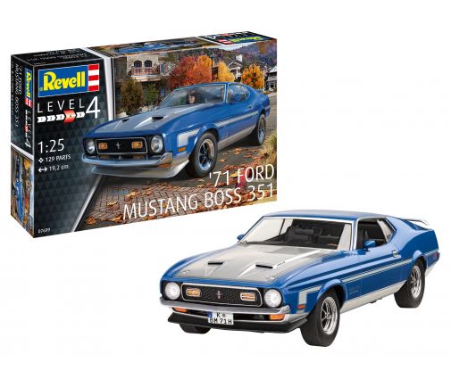 Maquette Revell 71 Ford Mustang Boss 351 ( 07699 ) - Vosges Modélisme