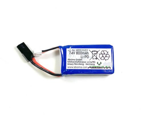 Batterie Li-ion 7.4V 800mAh pour Monster Truck Spirit