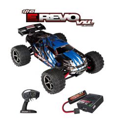 Traxxas E-Revo - 4x4 - 1/16 VXL TQi 2.4GHZ TSM Bleu