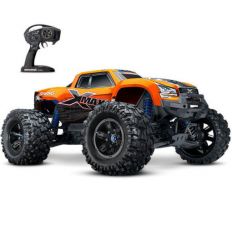 Pack Traxxas X-Maxx 8s Orange + Chargeur double + 2 batteries 4s 6700 mAh