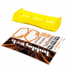 Aileron buggy Jaune 1/8 Racing HTR + stickers