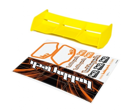 Aileron buggy Jaune 1/8 Racing HTR + stickers