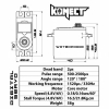 Servo Digital Konect 21kg-0.13s Etanche pignons métal