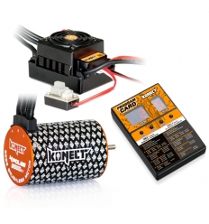 KONECT COMBO VARIATEUR BRUSHLESS 50A WP + MOTEUR 3652SL 3500KV + CARTE