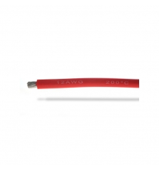 Fil silicone 12AWG (3,58mm²) rouge - 1m